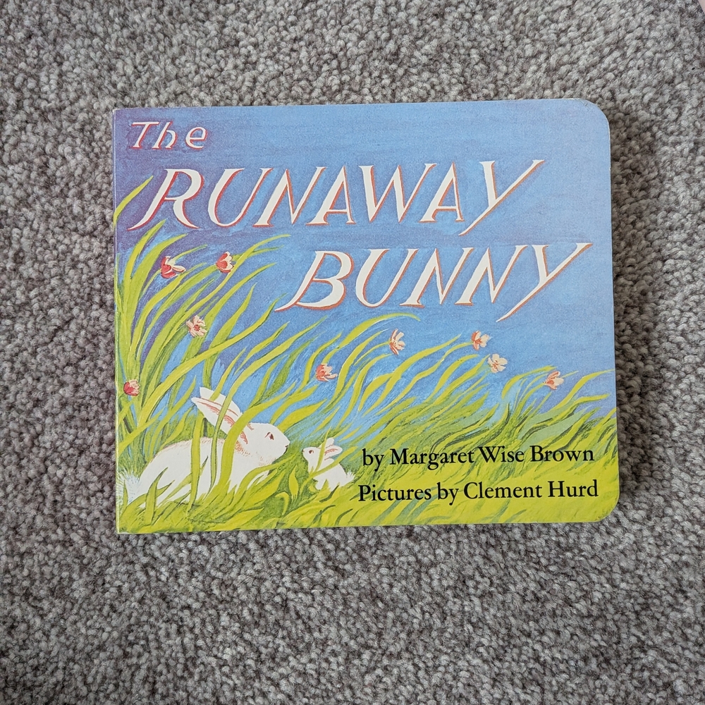 Vintage 1982 The Runaway Bunny by Margaret Wise Brown Board Book